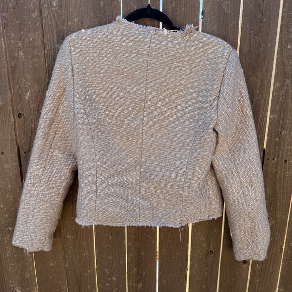 Luxe Textured Tweed-Style Jacket – Size S - Picture 2 of 6